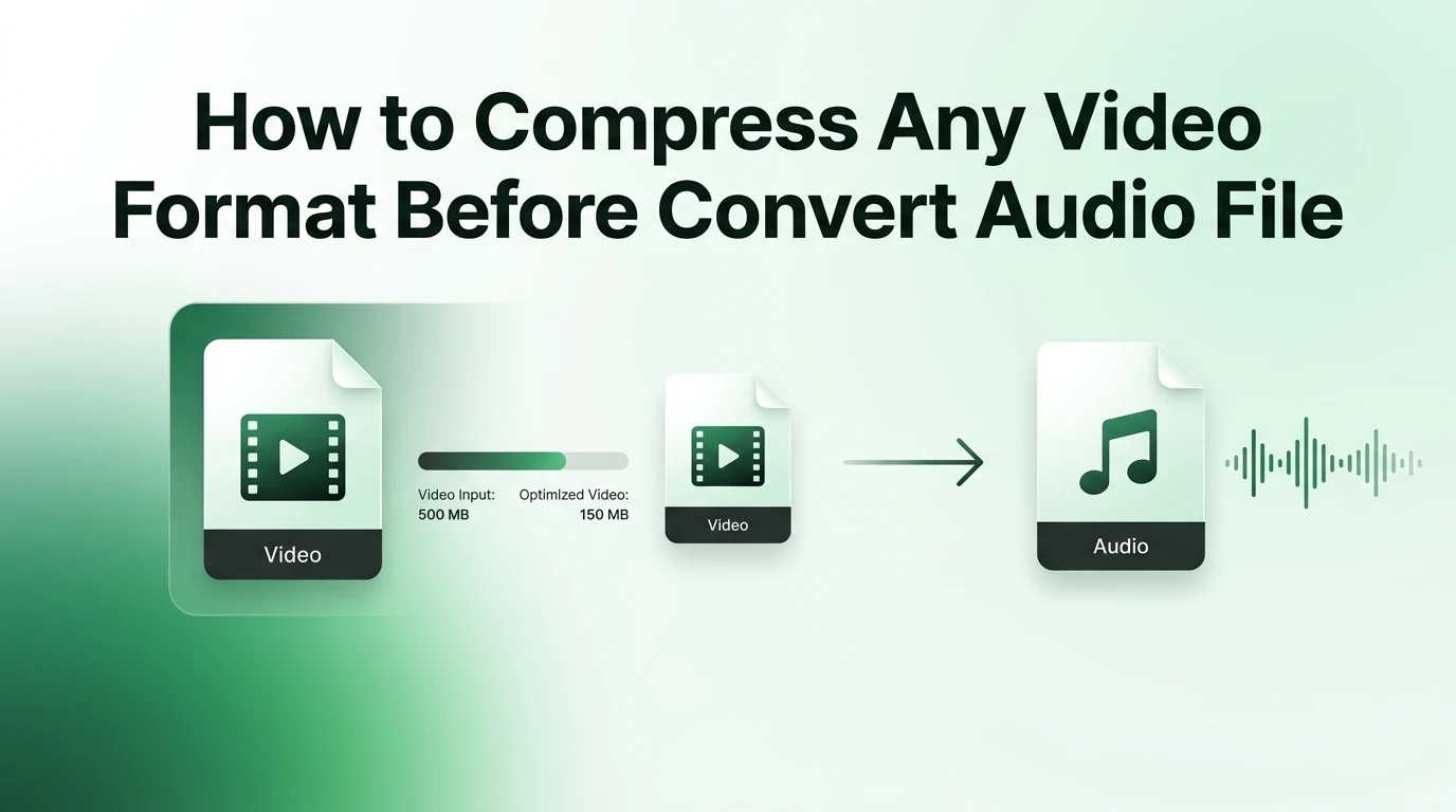 How to Compress Any Video Format Before Converting to MP3