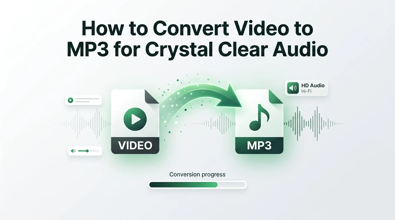 How to Converter Video to MP3 for Crystal Clear Audio
